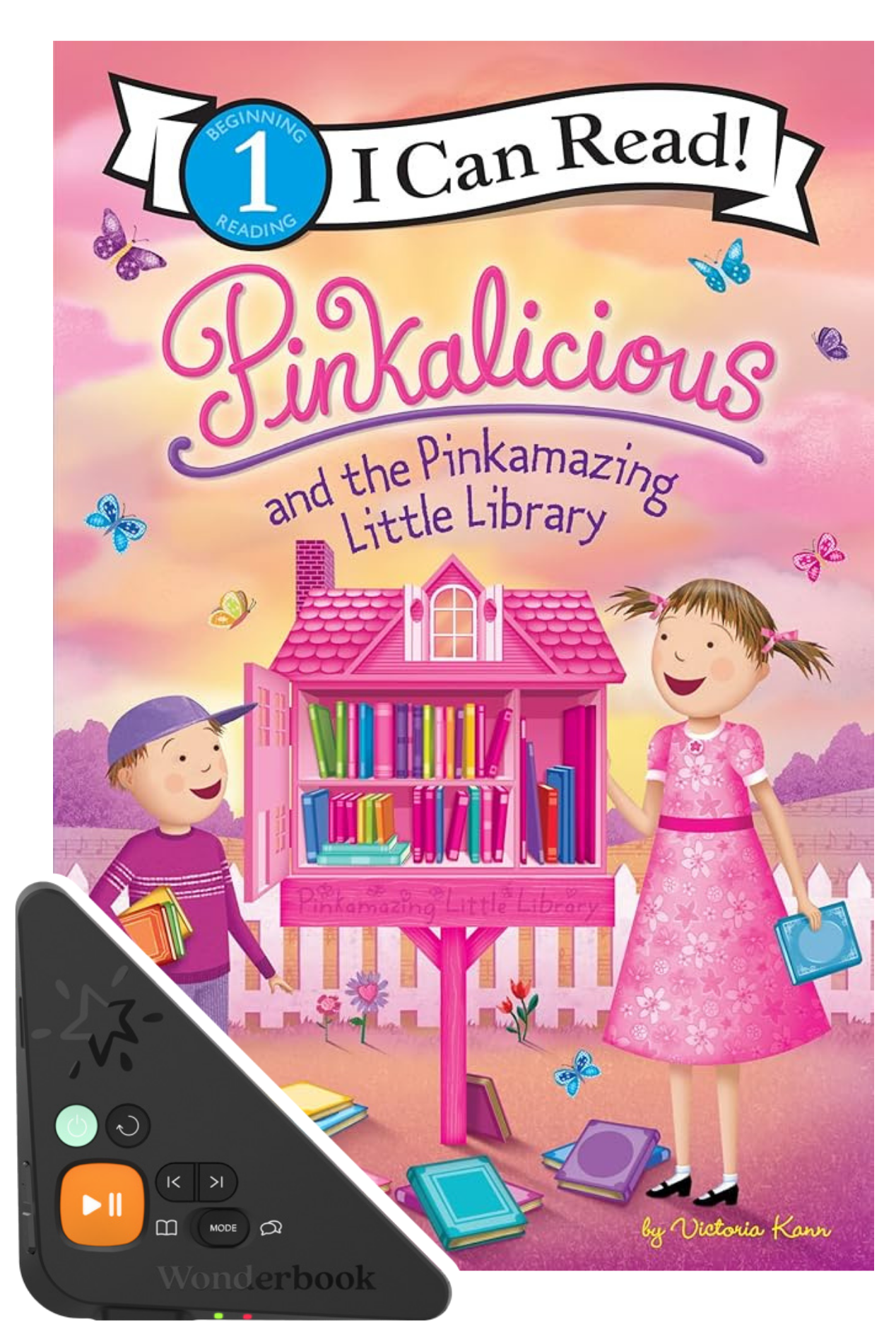 	Pinkalicious and the pinkamazing little library, by Victoria Kann (Wonderbook editition)
